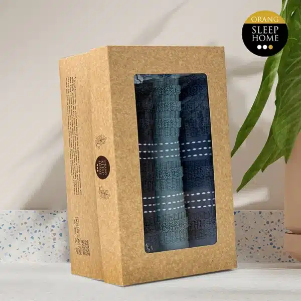 Final 018 حوله دست و صورت سایز 90×50 بسته 3 عددی مدل آلین - تصویر 1