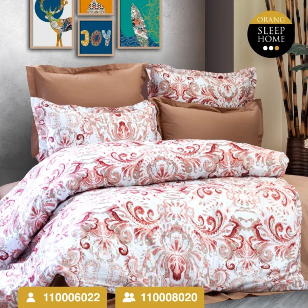 ست كاور لحاف يكنفره و دو نفره ساتین مدل Floral ست كاور لحاف يكنفره و دو نفره ساتین مدل Floral