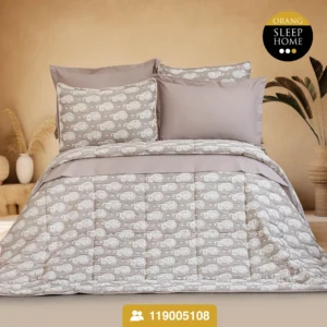 سرویس لحاف یکنفره و دونفره پیکه مدل Chali(روبالشتي طرح دار مغزي)