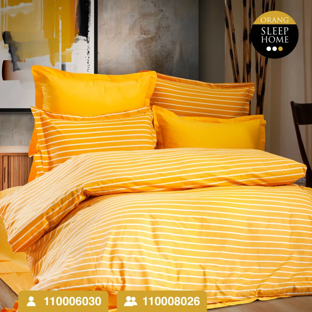 ست كاور لحاف يكنفره و دو نفره رنفورس اورنگ مدل RAYAN