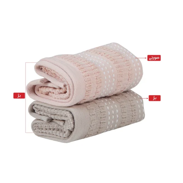 حوله دست و صورت خانه خواب اورنگ مدل آلین سایز 50×30 سانتی متر بسته 2 عددی حوله دست و صورت خانه خواب اورنگ مدل آلین سایز 50×30 سانتی متر بسته 2 عددی