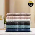 حوله دست و صورت سایز 50×90سانتی متر مدل آلین